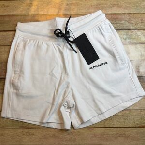 Alphalete Women's Athletic White Shorts